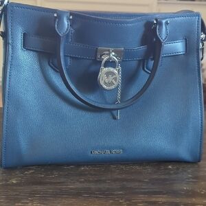 Michael Kors Blue Satchel Elegant Design